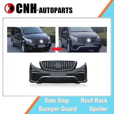 Auto Parts Replacement Facelift Body Kit for Mercedes Benz Vito and V-Class Front and Rear Bumpers