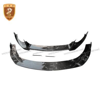 Latest New Design Real Carbon Fiber 2 PCS Double Front Lip for Mustang