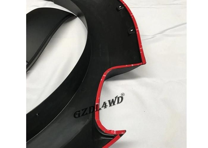 Black Guard Trim Fender Flares for Ford Ranger Px2 Mk2 2015-2017