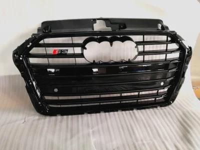 Car Accessories S3 Style Car Body Kit Front Bumper with Honeycomb Grill for Audi A3 S3 2017-2019