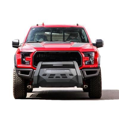 with LED Light Bar 4X4 Steel Car Front Bumper Guard Bull Bar for Toyota Hilux Revo Rocco 2020 2021 2022