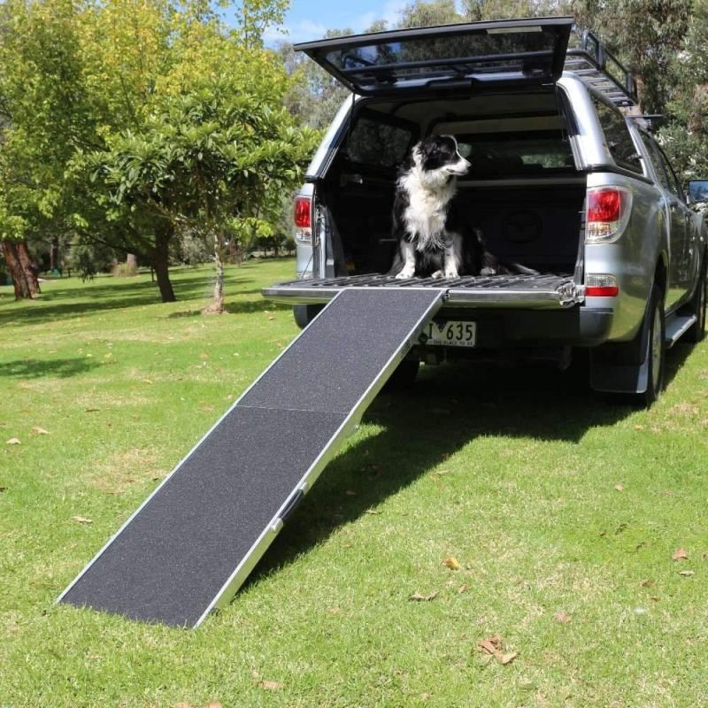 Aluminium Ladder Folding Animal Ramp Pet Dog Ramp Car Ramp