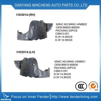 Car Body Parts Liner Inner Fender for Hyundai