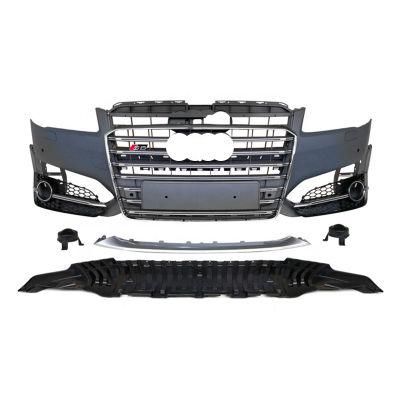 Audi A8 A8l 2015 2016 2017 S8 Front Bumper with Grille