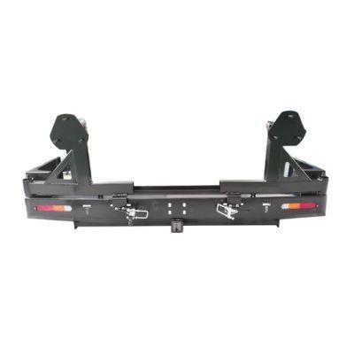 4X4 Bull Bar with Mounting Bracket for LC100 off Road Rear Bumper with Tire Carry Bracket
