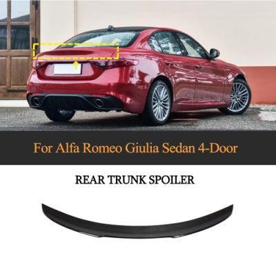 Carbon Fiber Trunk Rear Spoiler for Alfa Romeo Giulia 2015-2017