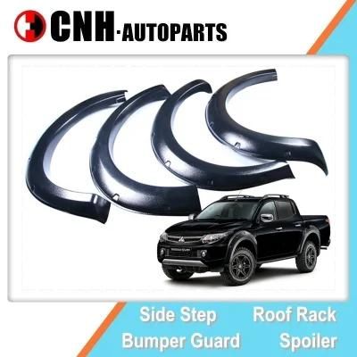 Auto Accessory OE Style and Rivet Style Fender Flares for Mitsubishi Triton 2015 2018 L200