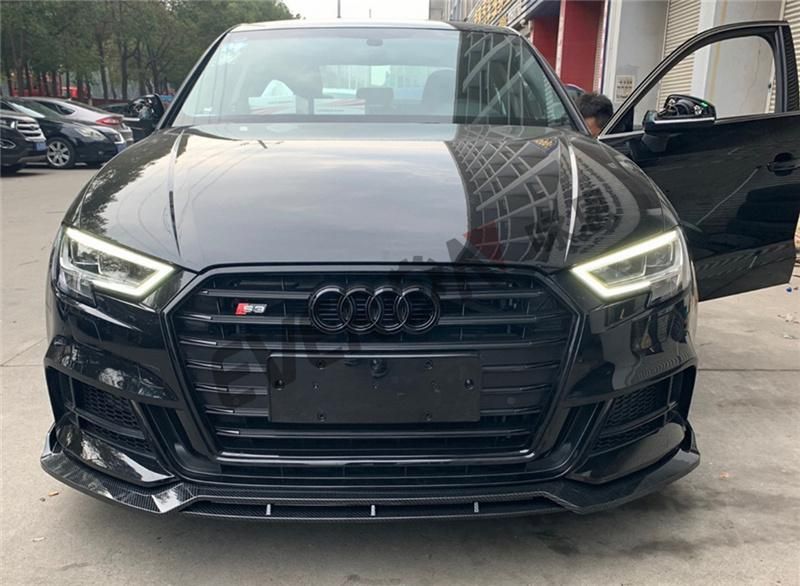 S3 Style Facelift Racing Front Bumper Grille for Audi A3 2017