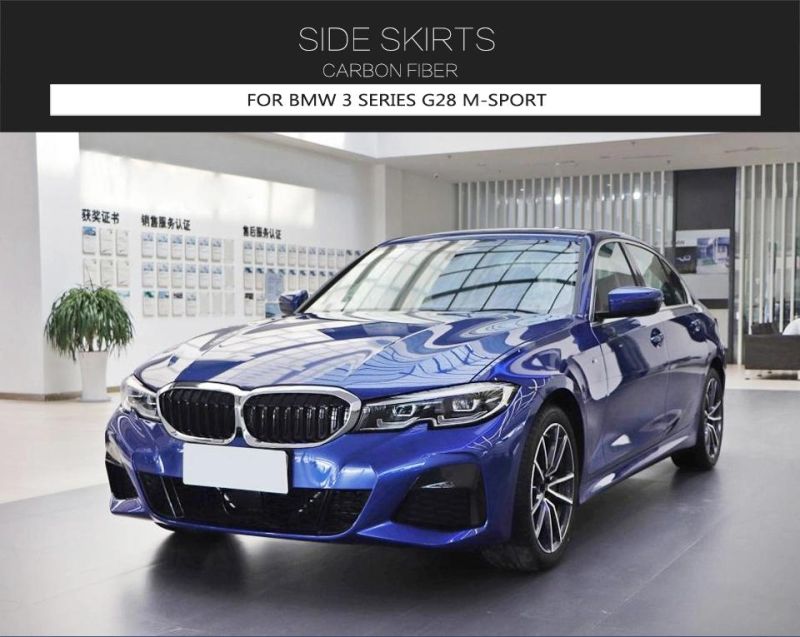 for BMW 3 Series G28 M-Sport Carbon Fiber Side Skirts 2019-2020
