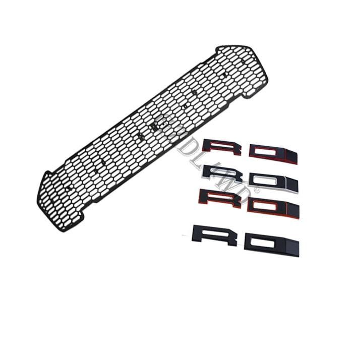 ABS Matte Black Plastic Front Grille for Ranger T7 2015 2016