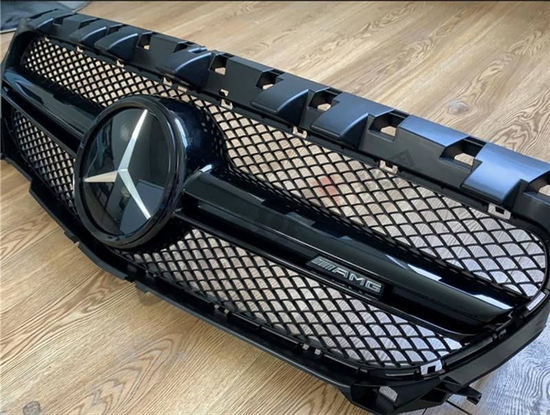 Amg Style Cla45 Front Hood Grille Mesh for Mercedes Cla W117 2013-2019