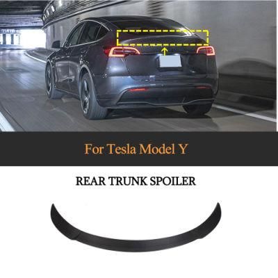 Carbon Fiber Rear Trunk Spoiler for Tesla Model Y Sport Utility 4-Door 2019-2021