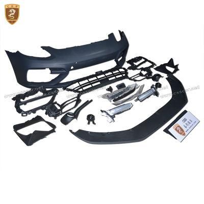 2017 Fiberglass Turbo Style Front Bumper Lip Body Kit for Porsche Panamera 971