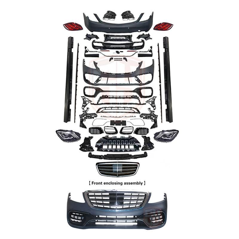 Hot Sale Refit S65 Car Front Bumper for Mercedes Benz S-Class W222 Modified S65 Bodykit 2014-2017 2018-2020