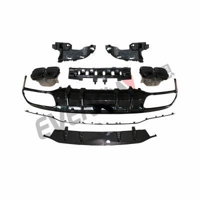 C63s Amg Rear Bumper Lip with Tail Pipe for Benz C205 Coupe 2019