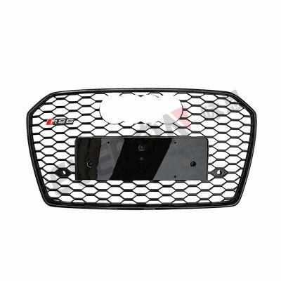 RS6 Style Front Bumper Grille for Audi A6 2016-2018