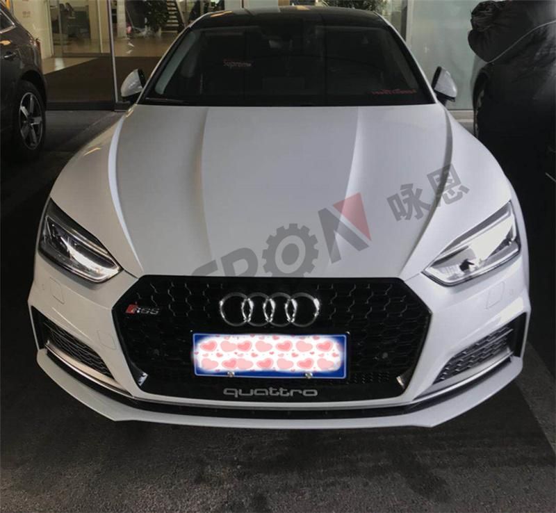 RS5 Style Front Bumper Grille Honeycomb Grill for Audi A5 2017-2019