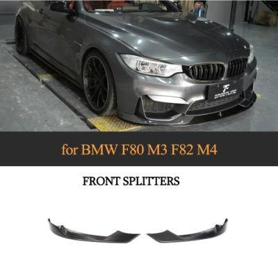 AC Style Carbon Fiber Front Splitter for BMW F80 M3 F82 M4 Coupe 2-Door 14-17 (fits: M3 M4)