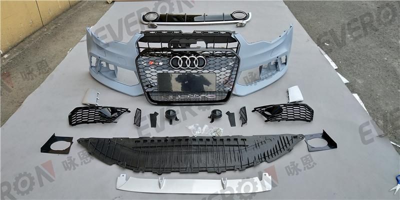RS6 Car Body Kit Front Bumper for Audi A6 2016-2018