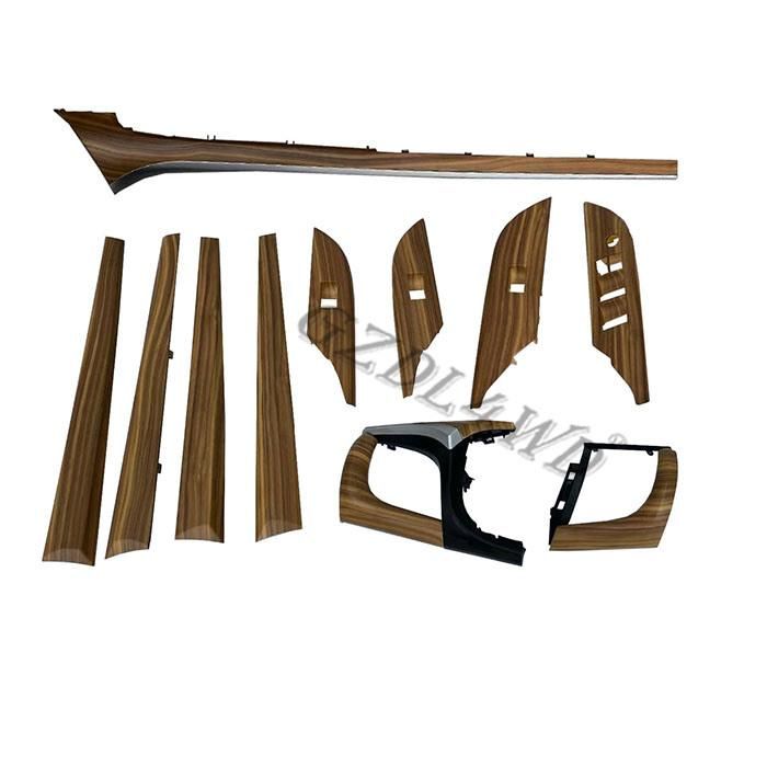 Wood ABS Door Window Glass Lift Control Switch Panel Cover Trims for Hilux Revo Car Interior Accessories