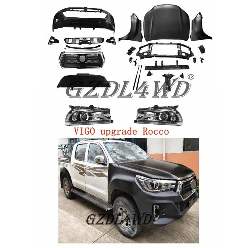 2021 Car Conversion Kits Facelift Kit for Hilux Revo Upgrade to Hilux Rocco