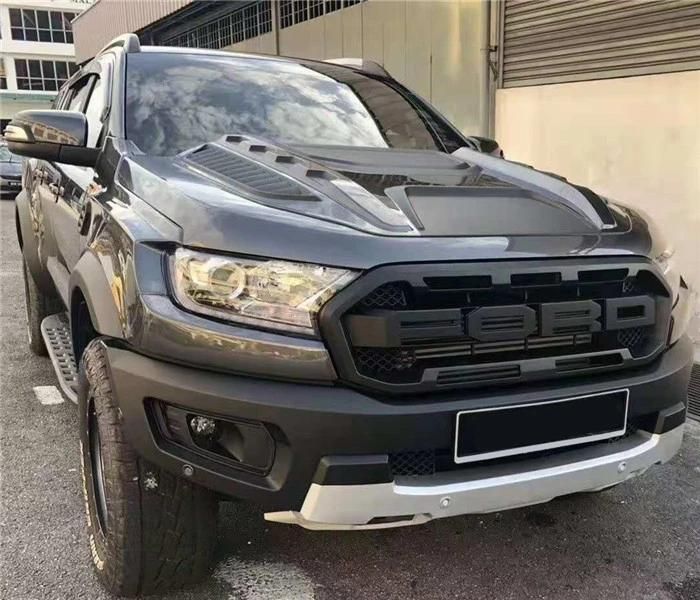Auto Accessory Black Front Grille for Fd Ranger Px3 T8 2019 2020 Bumper Grille