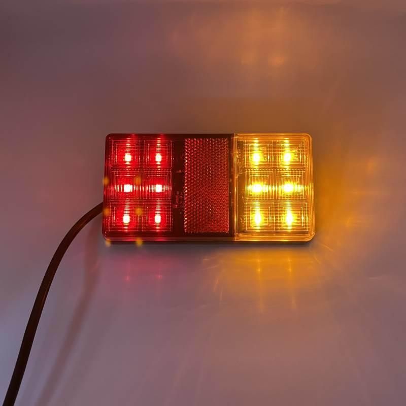 Emark Square Trailer LED Light with Four Five Function