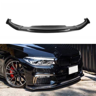 for BMW 5 Series G30 G38 2017-2019 Carbon Fiber H Style Front Lip Fit for Mt MP Bumper