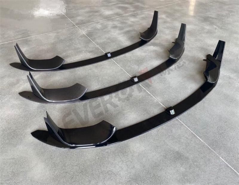 Mad Style Front Lip Bumper Spoiler with Wrap Angle for BMW 3 Series F30 F35 2013-2019