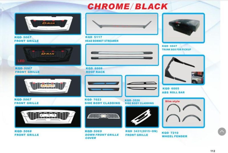 Car Accerories Head Light Cover for 2012 Isuzu D-Max