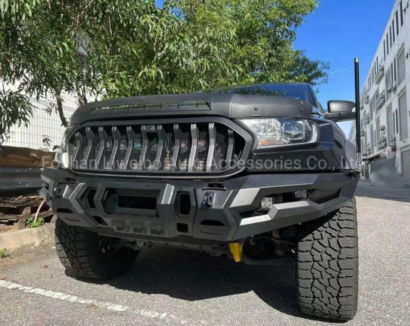 Car Front Black Steel Bumper Bullbar Accessories for Ford Raptor