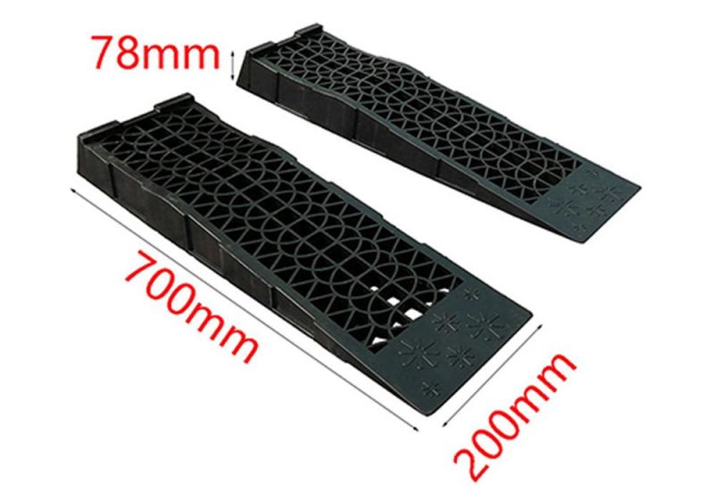 Car Service Ramps Low Profile Plastic 5 Ton Race Truck Ramps for Oil Changes Wheels Lift