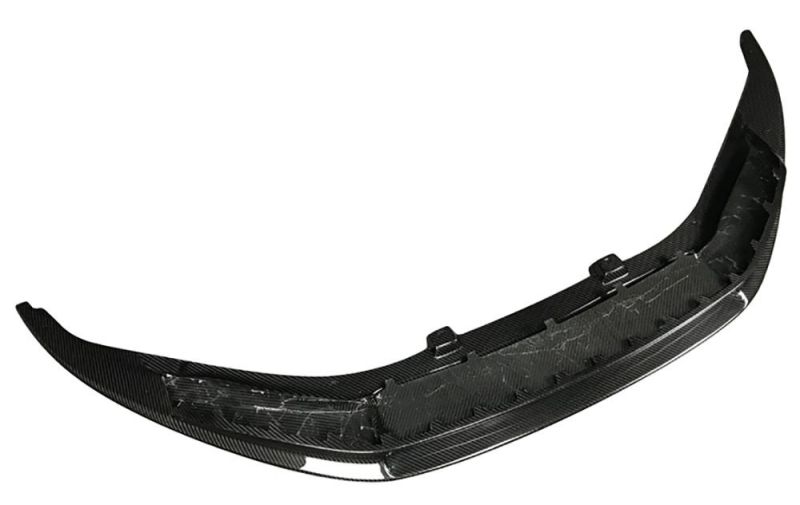 V Type Carbon Fiber Front Bumper Lip Front Spoiler for Audi R8 2017-2019