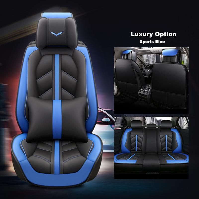 Sports Style Luxury Car Seat Covers Full Set Universal Waterproof