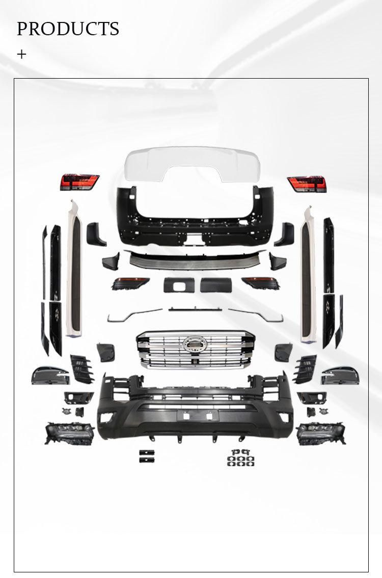 Gbt High Quality Car Modification Parts Upgrade Body Kit for 2022 Toyota Land Cruiser 300 Bodykit LC 300 Bumper Headlight Grille
