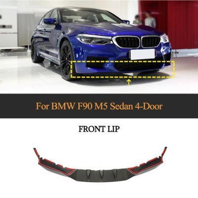 Carbon Fiber Front Bumper Lip for BMW F90 M5 Sedan 4-Door 2018-2019