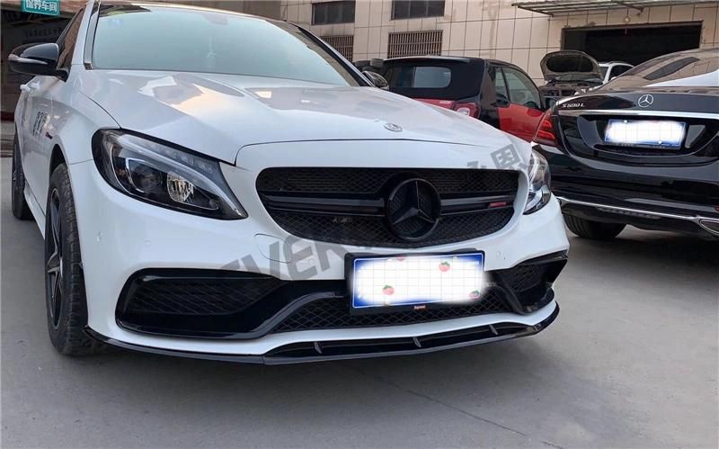 Amg Style Front Bumper Center Grille for Mercedes Benz W205 C Class 2015