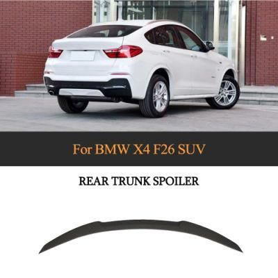 Carbon Fiber Rear Trunk Spoiler Wing Boot Lip for BMW X4 F26 2014 - 2017