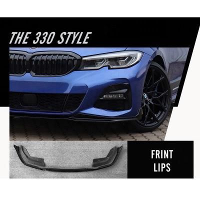 Auto Front Spoiler Body Kits Front Lip for 3 Series G20 2018-2019 M Sport to MP Style 2016 2017 2018
