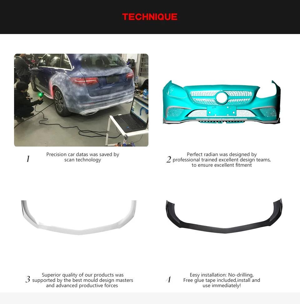 Carbon Fiber R172 Front Lip for Mercedes Benz SLC Class SLC180 200 300 Convertible 2-Door 2016-2019