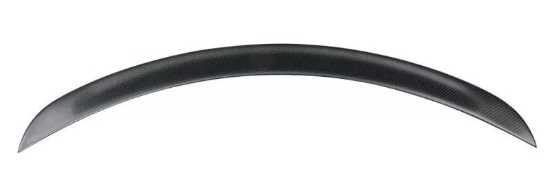 for Tesla Model S Carbon Fiber Style Trunk Spoiler Cover Trim Water Retaining Wing