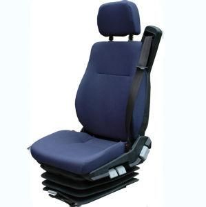 Blue Air Suspension Seat Forklift Operator Seats Armrest for Forklift, Crane, Truck, Dozer, Excavator