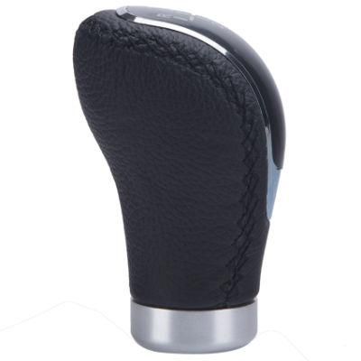 5 Speed PU Black Car Leather Gear Shift Knob Cover