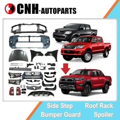 Car Parts Replacement Body Kits for Toyota Hilux Vigo Champ 2009 2012 Upgrade to Rocco 2021