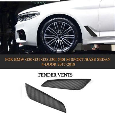 Carbon Fiber Fender Vents for BMW G30 G31 G38 530I 540I Sedan 4-Door 2017-2018