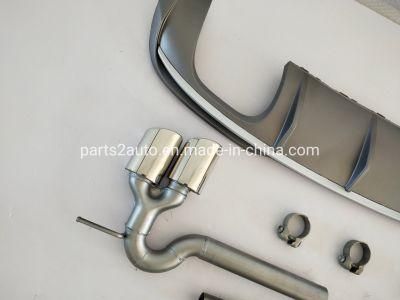 Audi A3 Sedan Sport Rear Diffuser 2017, Audi A3 Sedan Sport Rear Bumper Strip 2017.