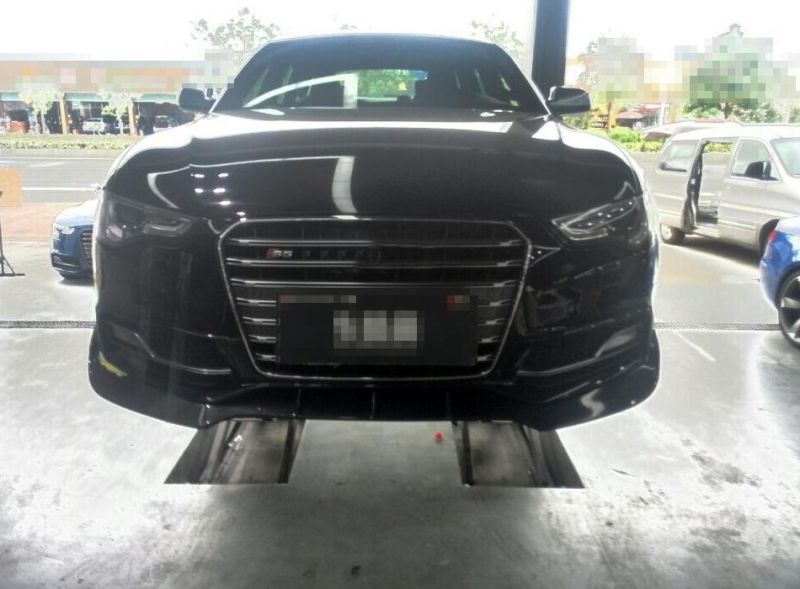 Carbon Fiber Front Lip Chin Spoiler Body Kit for Audi S5 Bumper 2013