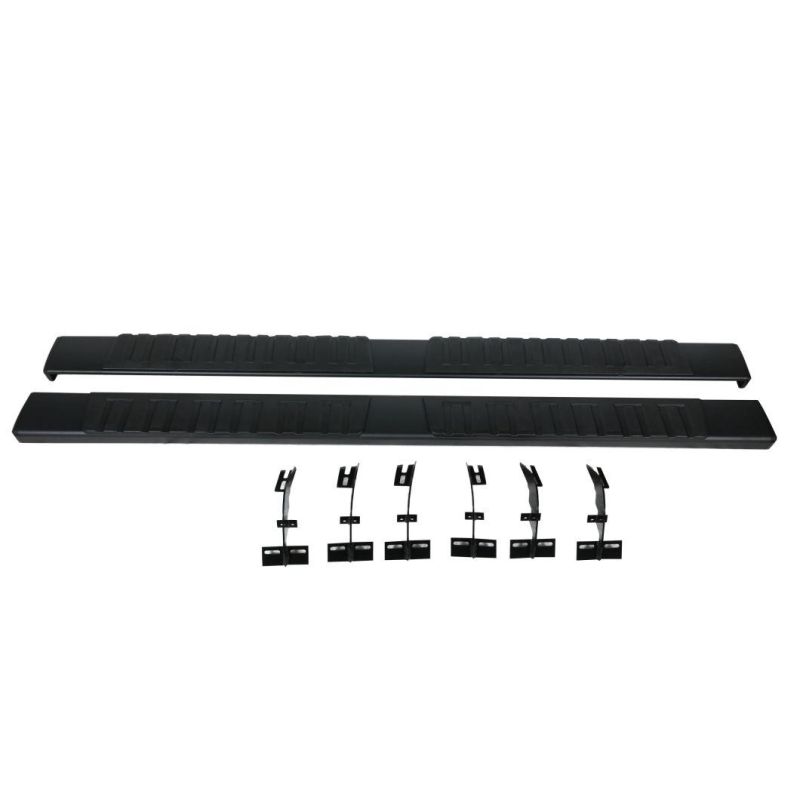 6 Inches Aluminum Running Boards Compatible with 2009-2018 RAM1500/2010-2021 RAM2500/3500 Crew Cab