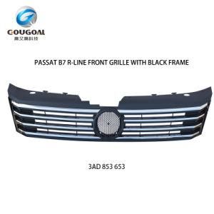 Passat B7 R-Line Front Grille with Black Frame