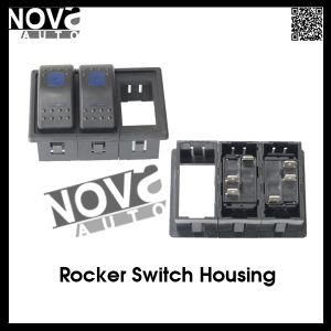 Boat Rocker Switch/Carling Style/Electric LED Light/12V Marine Rocker Switch with Double LED Light Bars